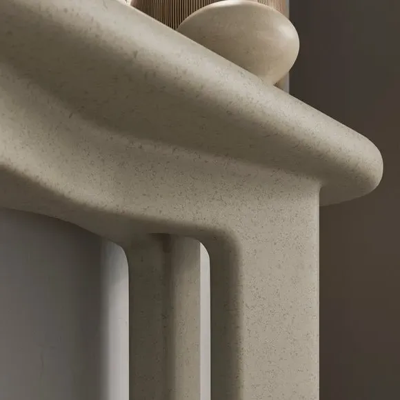 Console Table - Ivory, Concrete