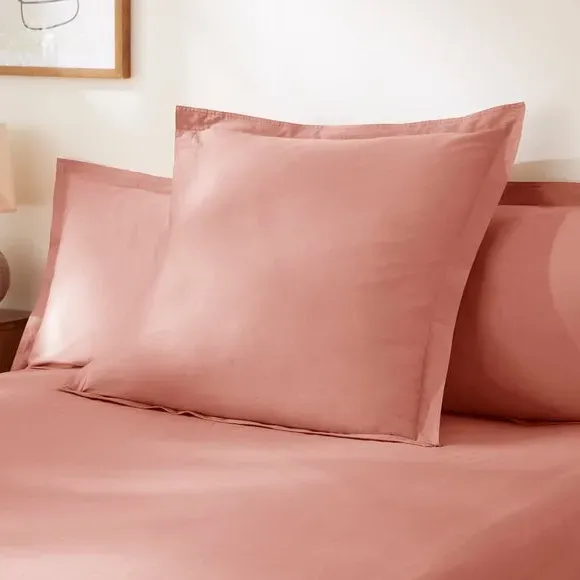 Continental Pillowcase - Pink, Cotton