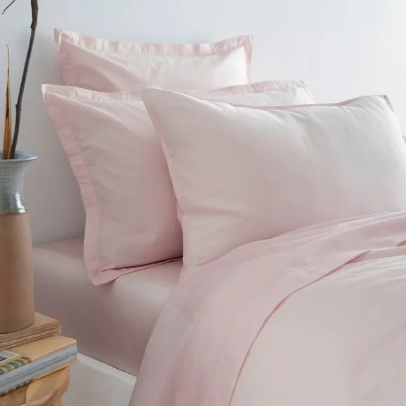 Continental Pillowcase - Rose Water, Cotton