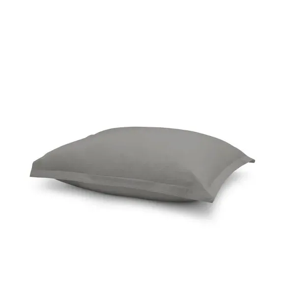 Continental Pillowcase - Steeple Grey, Cotton
