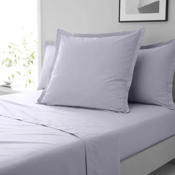 Continental Square Pillowcase - Lavender, Cotton