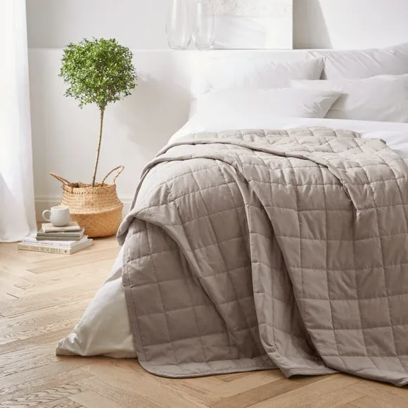 Cooling Blanket with Temperature Control - Natural