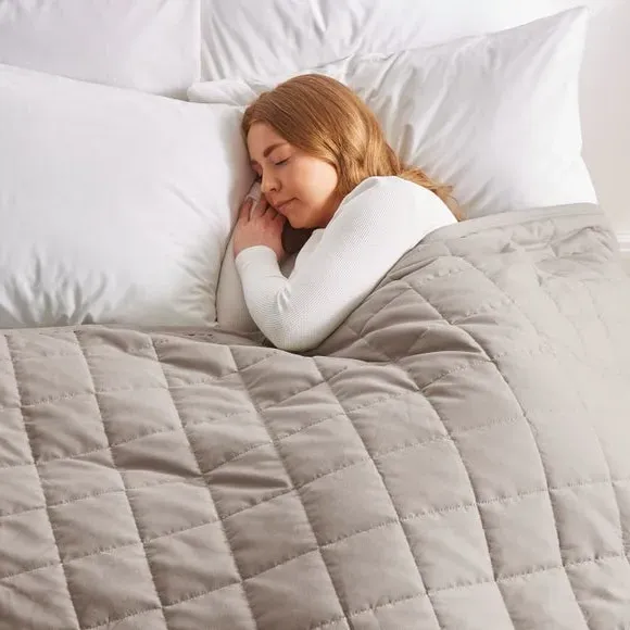Cooling Blanket with Temperature Control - Natural
