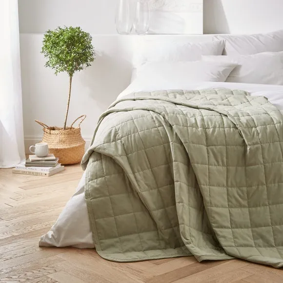 Cooling Blanket with Temperature Control - Sage