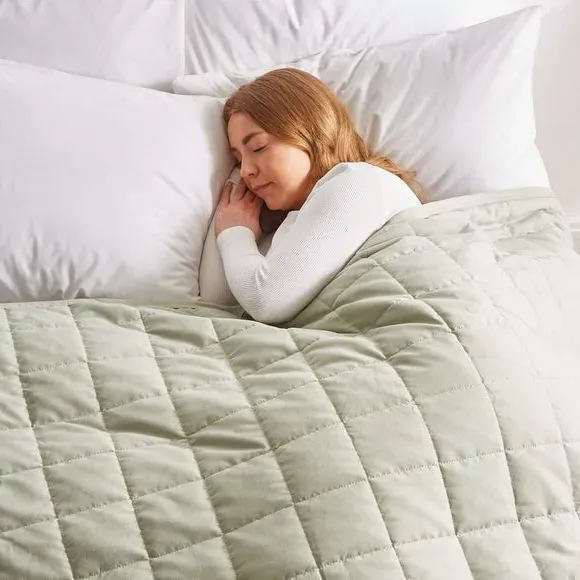 Cooling Blanket with Temperature Control - Sage