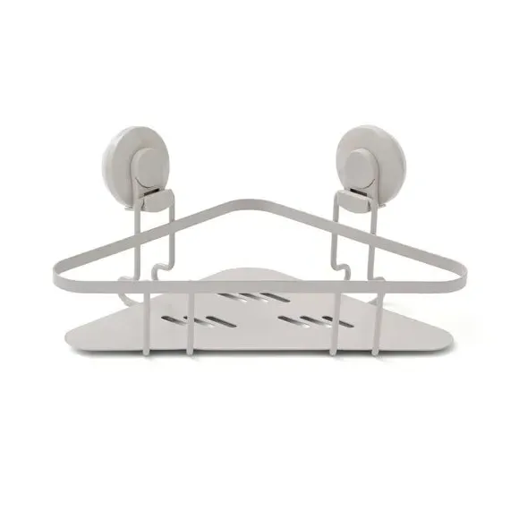 Corner Caddy with Suction Cups - Grey, Wire