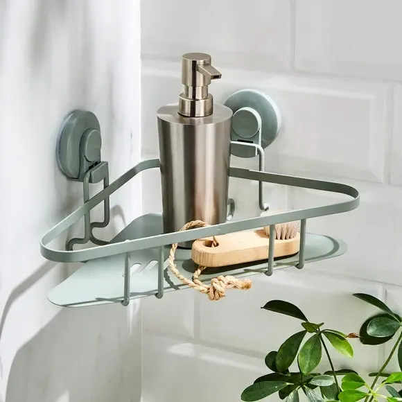 Corner Caddy with Suction Cups - Lilypad, Wire