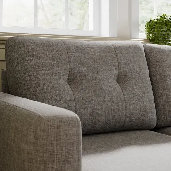Corner Chaise Sofa Bed with Storage - Grey