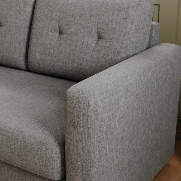 Corner Chaise Sofa Bed with Storage - Grey