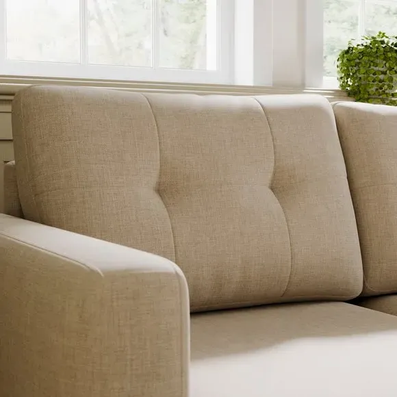 Corner Chaise Sofa Bed with Storage - Natural