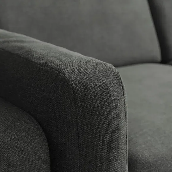 Corner Chaise Sofa - Graphite, Chenille