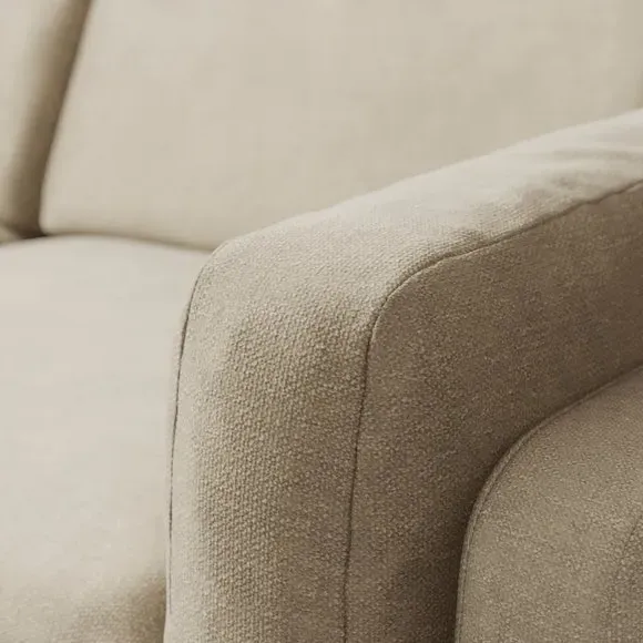 Corner Chaise Sofa - Natural, Chenille