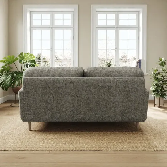 Corner Chaise Sofa Reversible - Charcoal, Chenille