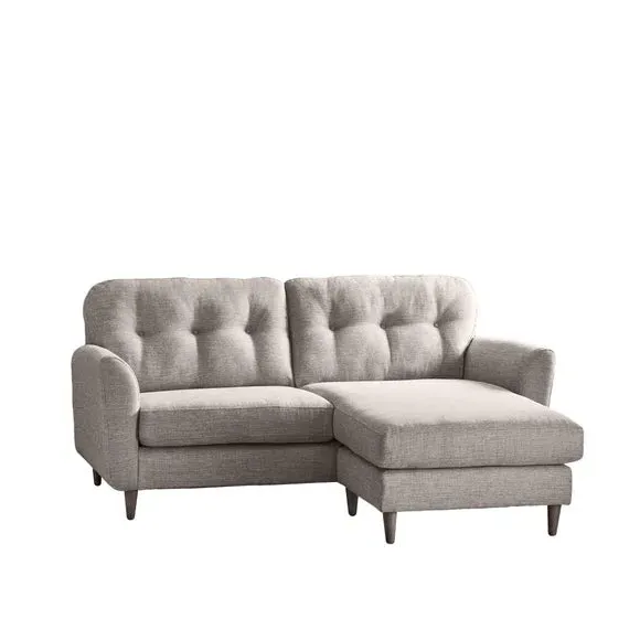 Corner Chaise Sofa Reversible - Natural, Polyester
