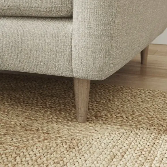 Corner Chaise Sofa Reversible - Natural, Polyester