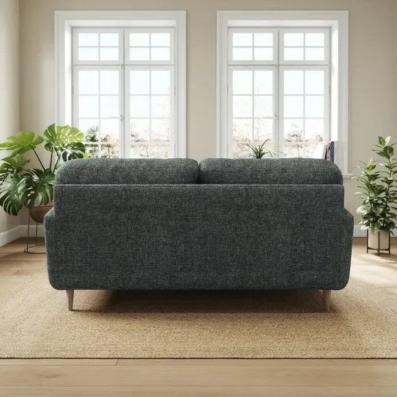 Corner Chaise Sofa Reversible - Navy, Chenille
