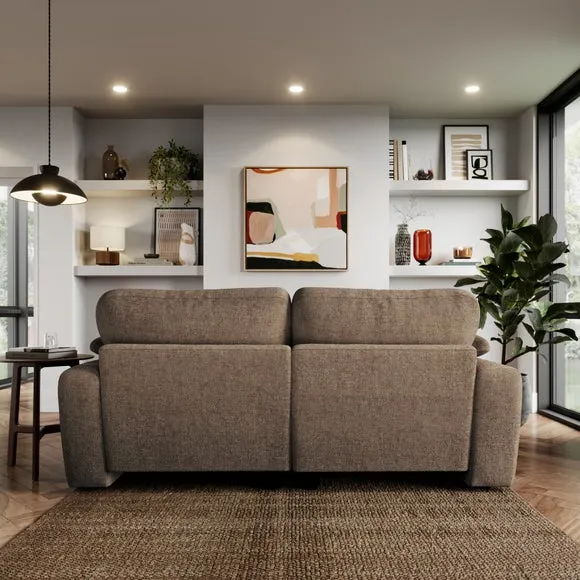 Corner Chaise Sofa with Storage - Natural, Chenille