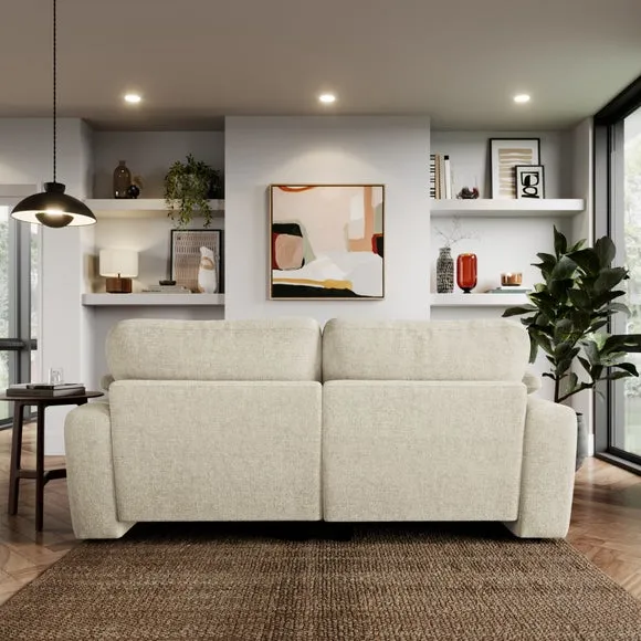 Corner Chaise Sofa with Storage - Natural, Chenille
