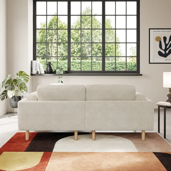 Corner Chaise Sofa with Storage - Natural, Fabric