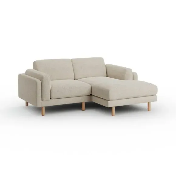 Corner Chaise Sofa with Storage - Natural, Fabric
