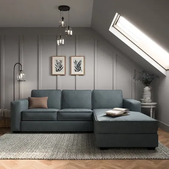 Corner Chaise Sofa with Storage - Pacific, Chenille