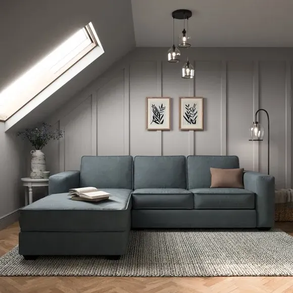 Corner Chaise Sofa with Storage - Pacific, Chenille