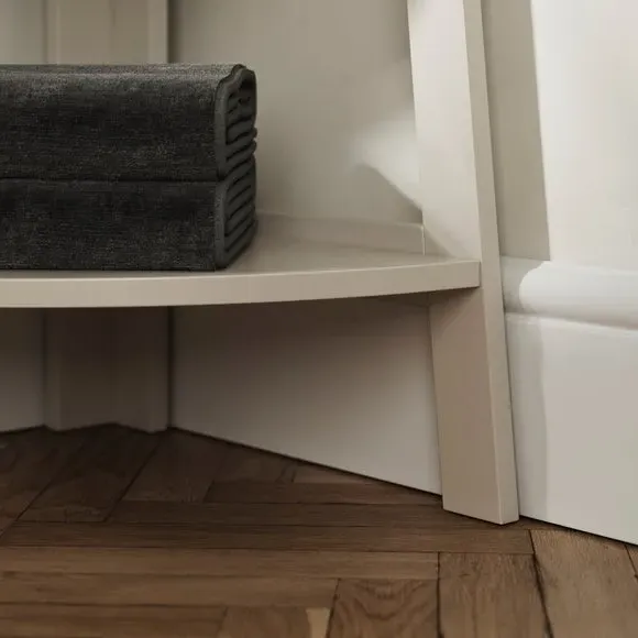 Corner Ladder Shelving Unit - Natural, Wood