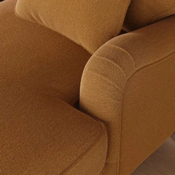 Corner Sofa Bed with Storage - Honey, Chenille
