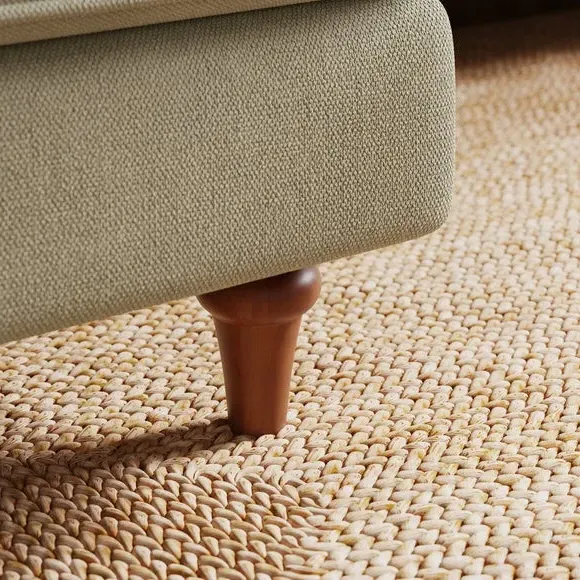 Corner Sofa Bed with Storage - Sage, Chenille