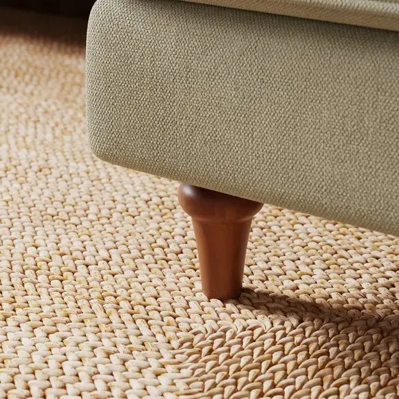 Corner Sofa Bed with Storage - Sage, Chenille