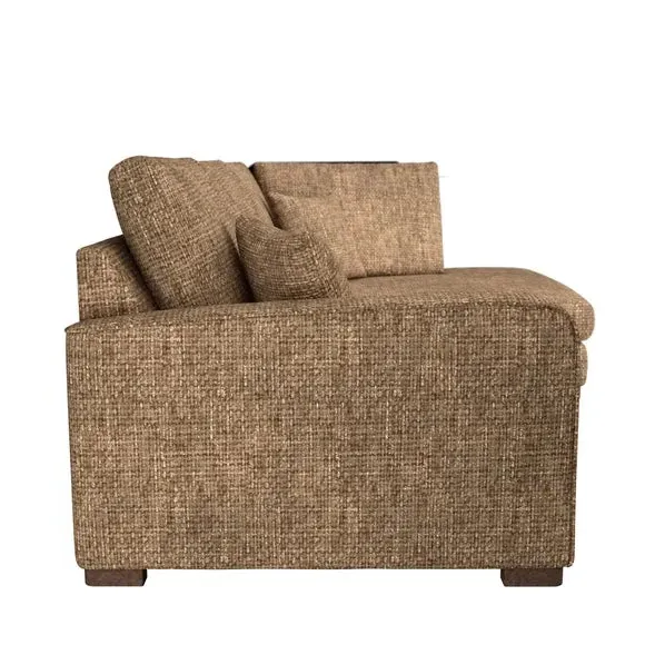 Corner Sofa with Deep Seats - Caramel, Chenille