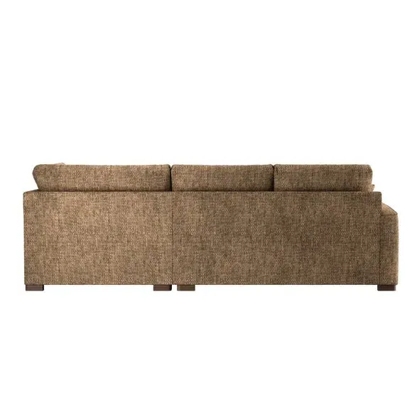 Corner Sofa with Deep Seats - Caramel, Chenille