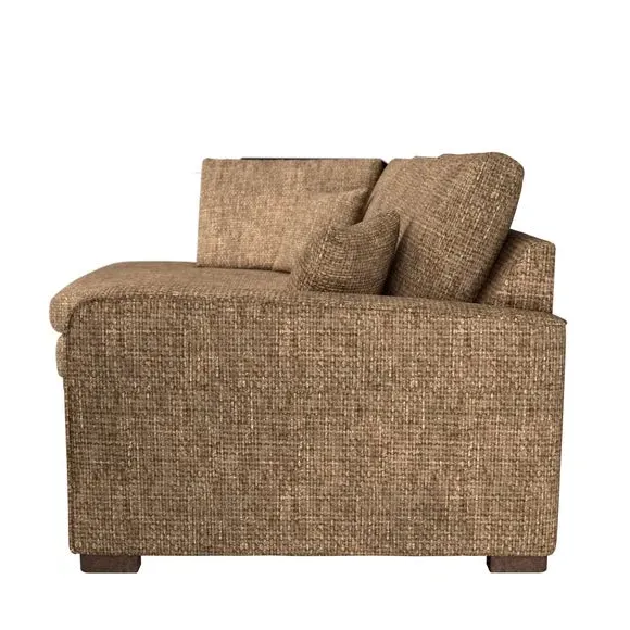 Corner Sofa with Deep Seats - Caramel, Chenille