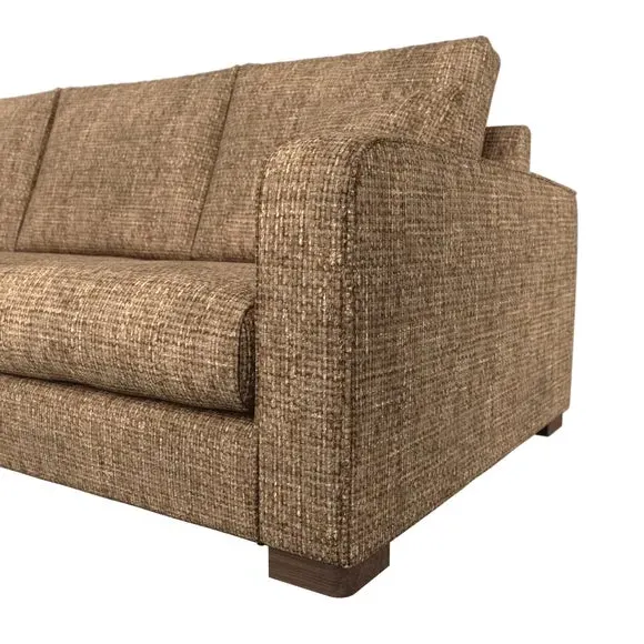 Corner Sofa with Deep Seats - Caramel, Chenille