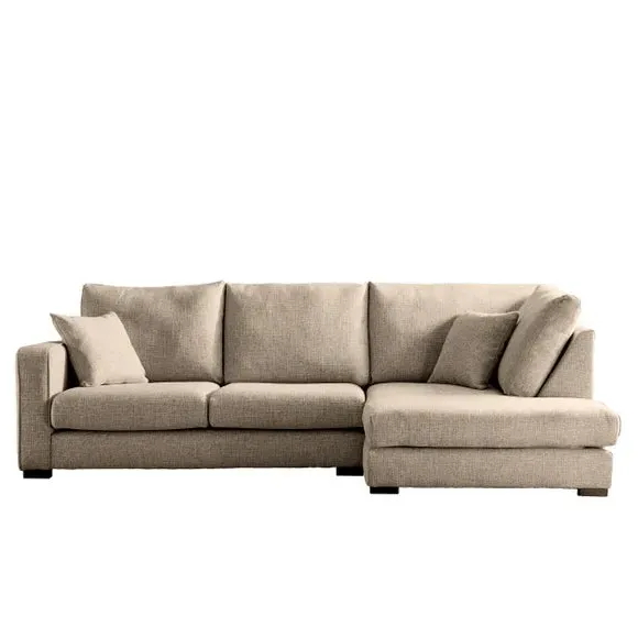 Corner Sofa with Deep Seats - Natural, Multi Weave