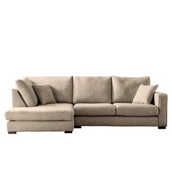 Corner Sofa with Deep Seats - Natural, Multi Weave