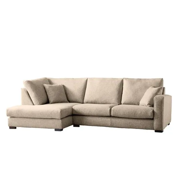 Corner Sofa with Deep Seats - Natural, Multi Weave