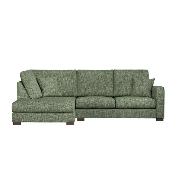 Corner Sofa with Deep Seats - Vine, Chenille