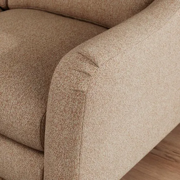 Corner Unit Sofa with Curved Arms - Clay