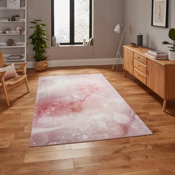 Cosmic Rug - Rose, Flatweave