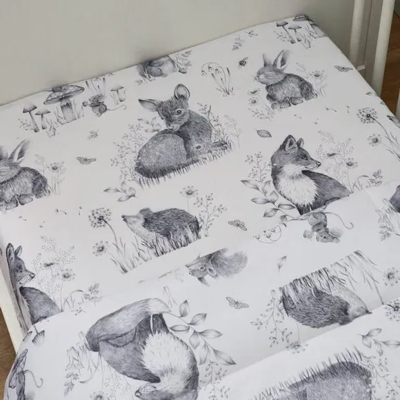 Cot Quilt 4 Tog - White, Cotton