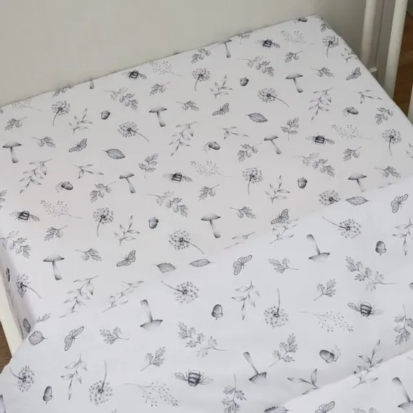 Cot Quilt 4 Tog - White, Cotton