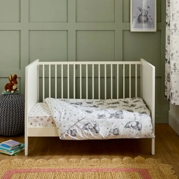 Cot Quilt 4 Tog - White, Cotton image