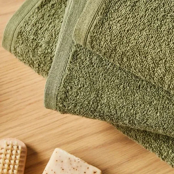 Cotton Soft Towel - Olive, Cotton