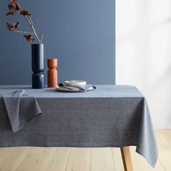 Cotton Tablecloth - Navy