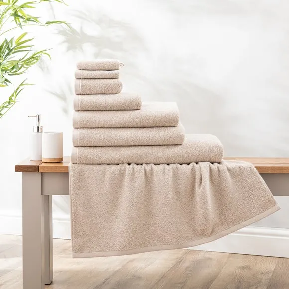 Cotton Terry Towel 550 GSM - Natural