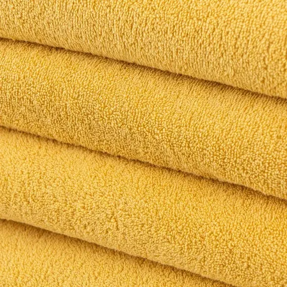 Cotton Terry Towel 550 GSM - Ochre