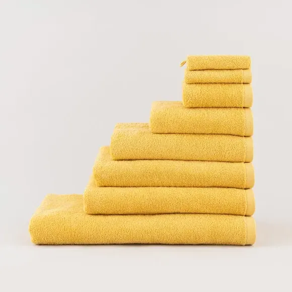 Cotton Terry Towel 550 GSM - Ochre