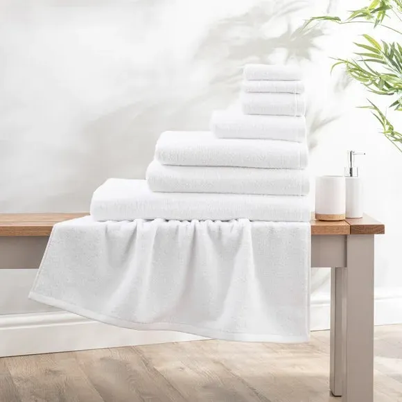 Cotton Terry Towel 550 GSM - White