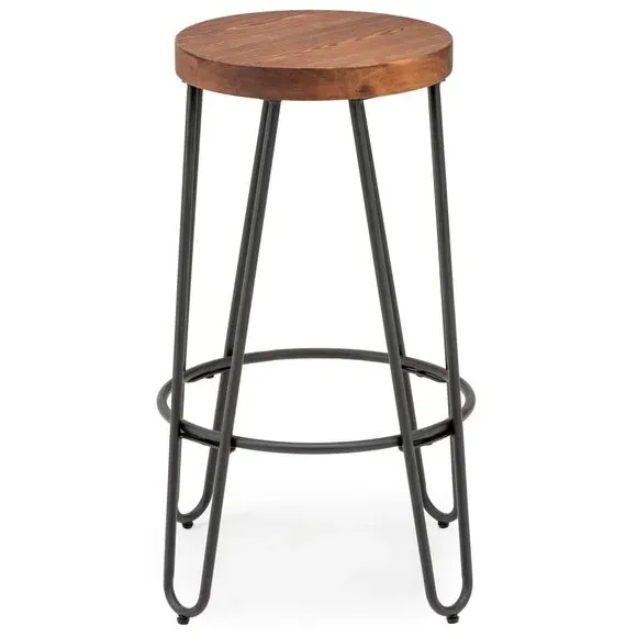 Counter Height Bar Stool - Black, Metal image